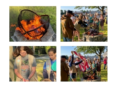 Collage2FlagDayGirlScouts