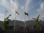 Flag Raising at Home for the Brave