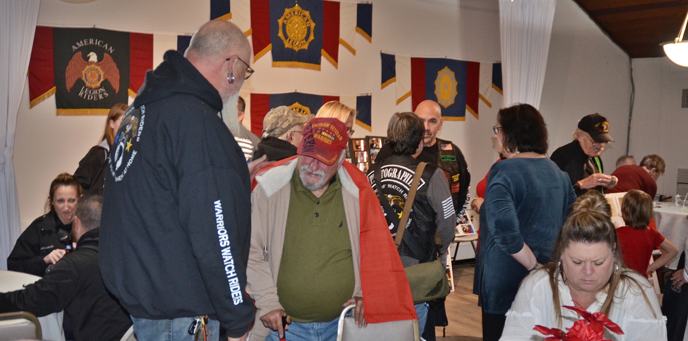 LTC AL BANCROFT Veterans Dinner Cherry Hill American Legion Post 372 American Legion Riders Warriors Watch Riders Thomas J. Flynn Honor 2022 Mission BBQ Cherry Hill PBA Operation Yellow Ribbon