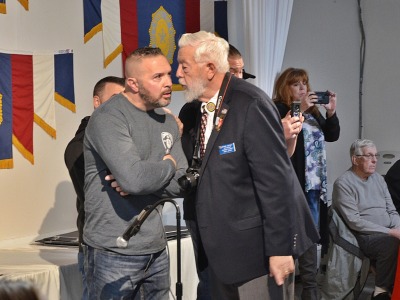 LTC AL BANCROFT Veterans Dinner Cherry Hill American Legion Post 372 American Legion Riders Warriors Watch Riders Thomas J. Flynn Honor 2022 Mission BBQ Cherry Hill PBA Operation Yellow Ribbon