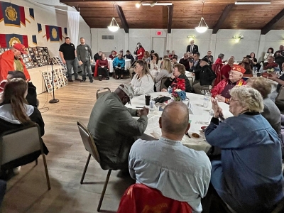 LTC AL BANCROFT Veterans Dinner Cherry Hill American Legion Post 372 American Legion Riders Warriors Watch Riders Thomas J. Flynn Honor 2022 Mission BBQ Cherry Hill PBA Operation Yellow Ribbon