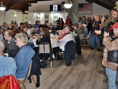 LTC AL BANCROFT Veterans Dinner Cherry Hill American Legion Post 372 American Legion Riders Warriors Watch Riders Thomas J. Flynn Honor 2022 Mission BBQ Cherry Hill PBA Operation Yellow Ribbon