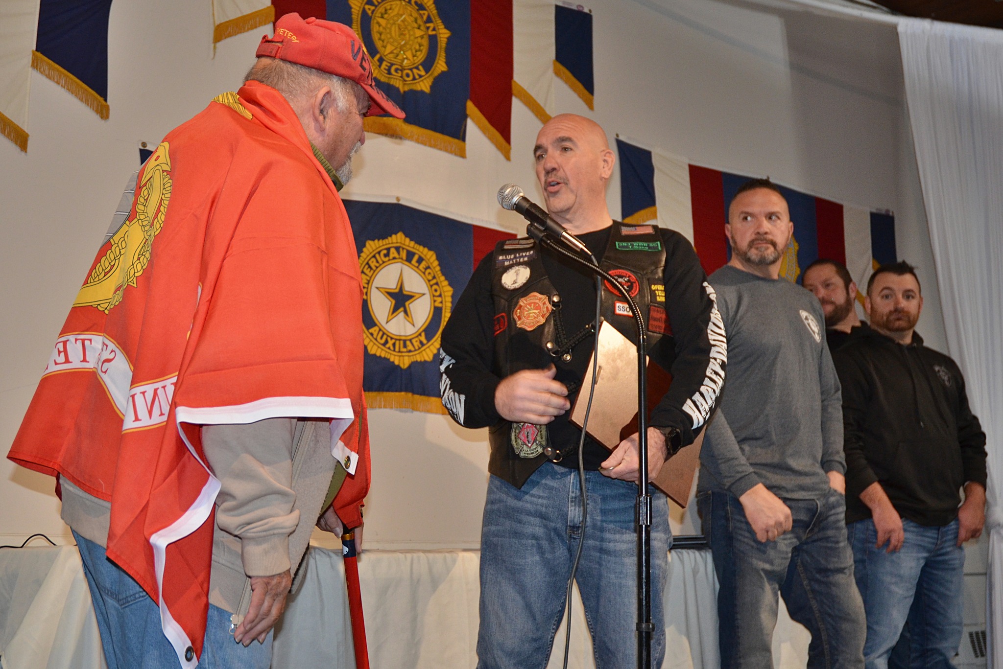 LTC AL BANCROFT Veterans Dinner Cherry Hill American Legion Post 372 American Legion Riders Warriors Watch Riders Thomas J. Flynn Honor 2022 Mission BBQ Cherry Hill PBA Operation Yellow Ribbon