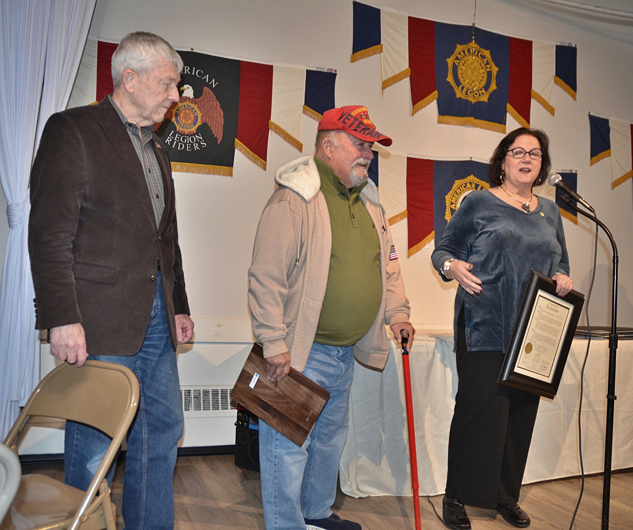 LTC AL BANCROFT Veterans Dinner Cherry Hill American Legion Post 372 American Legion Riders Warriors Watch Riders Thomas J. Flynn Honor 2022 Mission BBQ Cherry Hill PBA Operation Yellow Ribbon