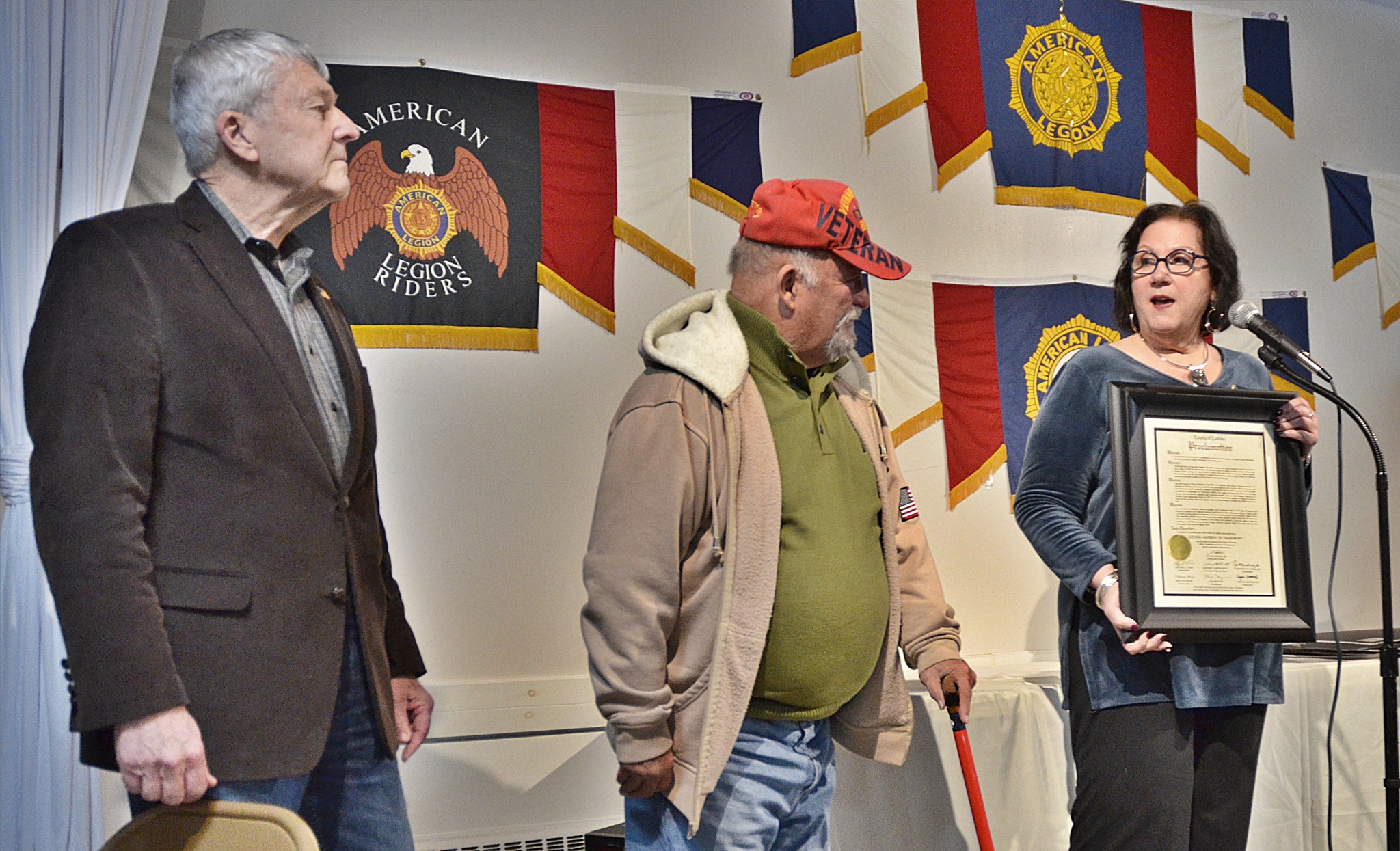 LTC AL BANCROFT Veterans Dinner Cherry Hill American Legion Post 372 American Legion Riders Warriors Watch Riders Thomas J. Flynn Honor 2022 Mission BBQ Cherry Hill PBA Operation Yellow Ribbon