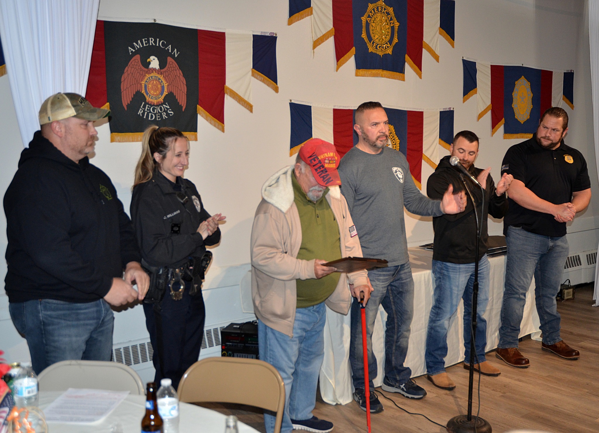 LTC AL BANCROFT Veterans Dinner Cherry Hill American Legion Post 372 American Legion Riders Warriors Watch Riders Thomas J. Flynn Honor 2022 Mission BBQ Cherry Hill PBA Operation Yellow Ribbon