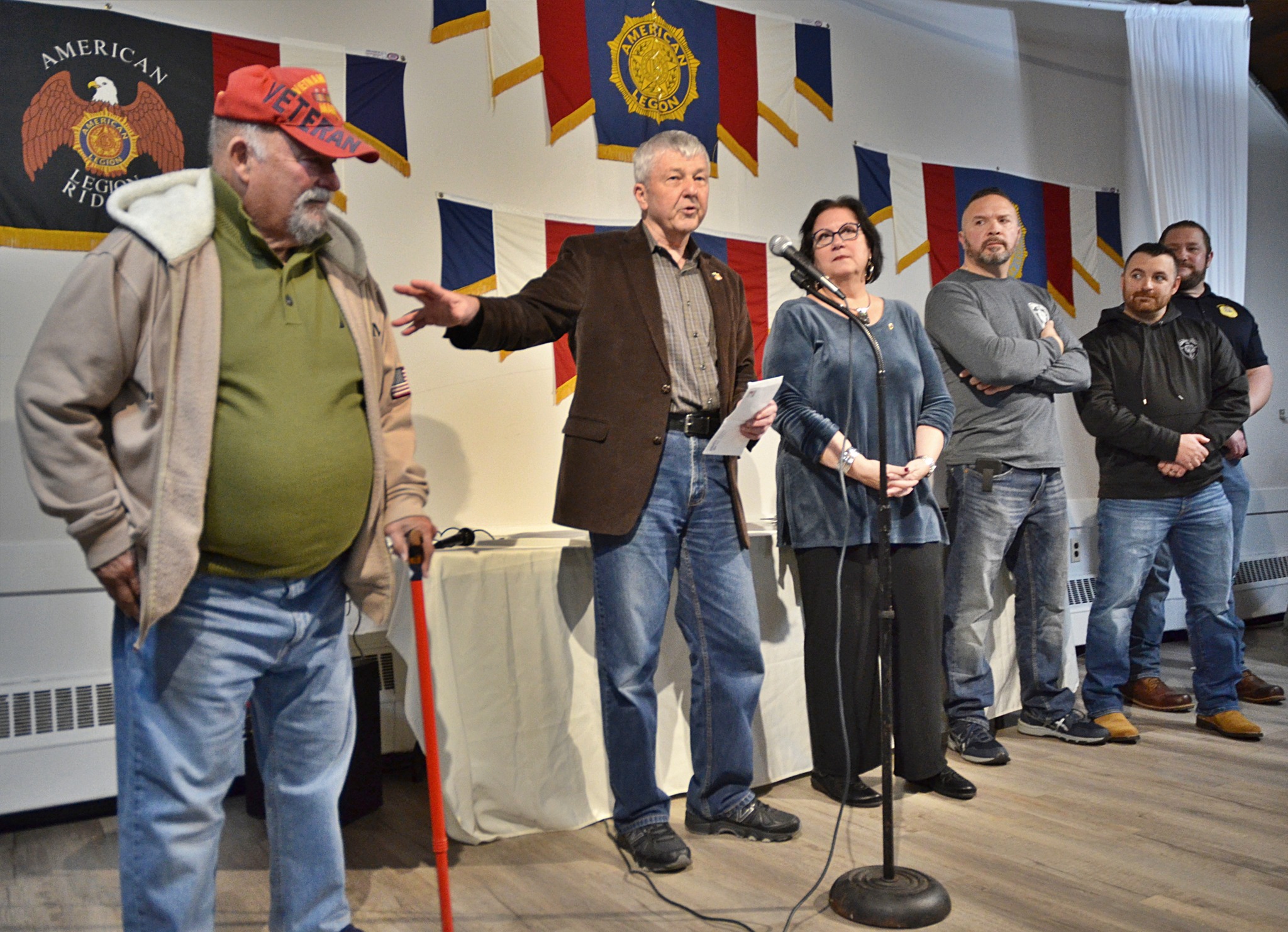 LTC AL BANCROFT Veterans Dinner Cherry Hill American Legion Post 372 American Legion Riders Warriors Watch Riders Thomas J. Flynn Honor 2022 Mission BBQ Cherry Hill PBA Operation Yellow Ribbon
