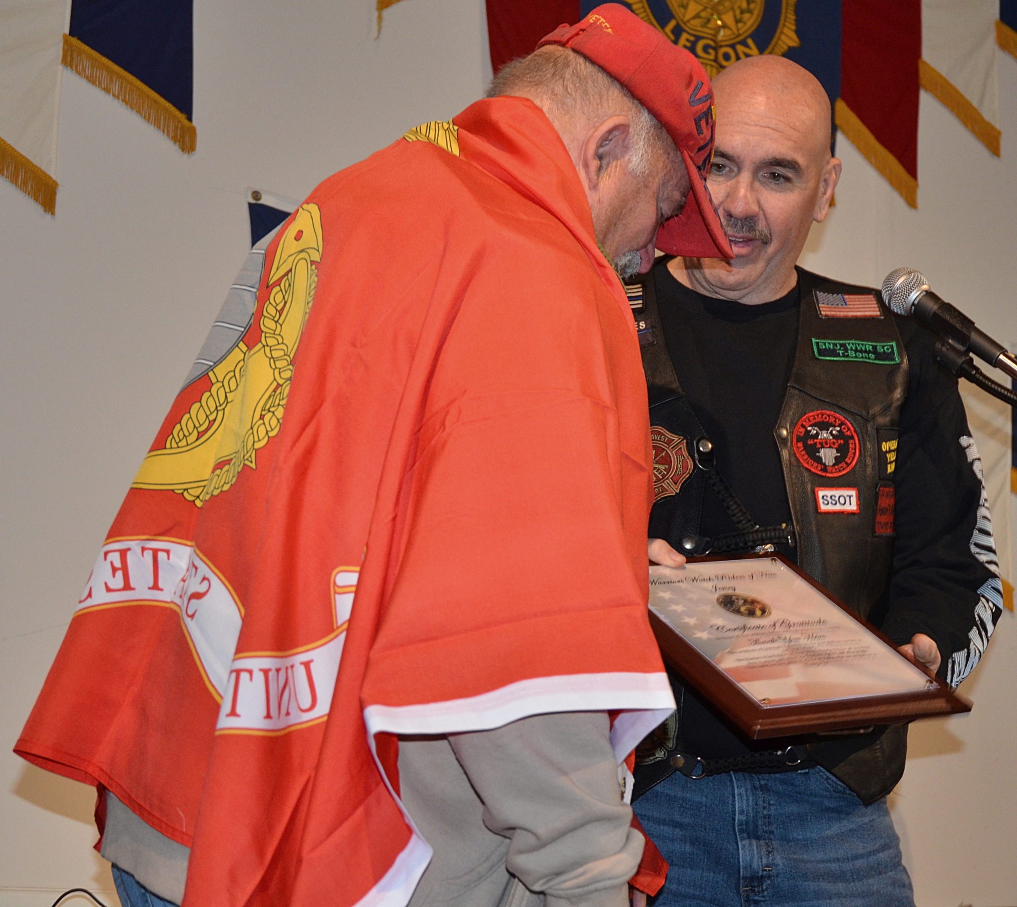 LTC AL BANCROFT Veterans Dinner Cherry Hill American Legion Post 372 American Legion Riders Warriors Watch Riders Thomas J. Flynn Honor 2022 Mission BBQ Cherry Hill PBA Operation Yellow Ribbon