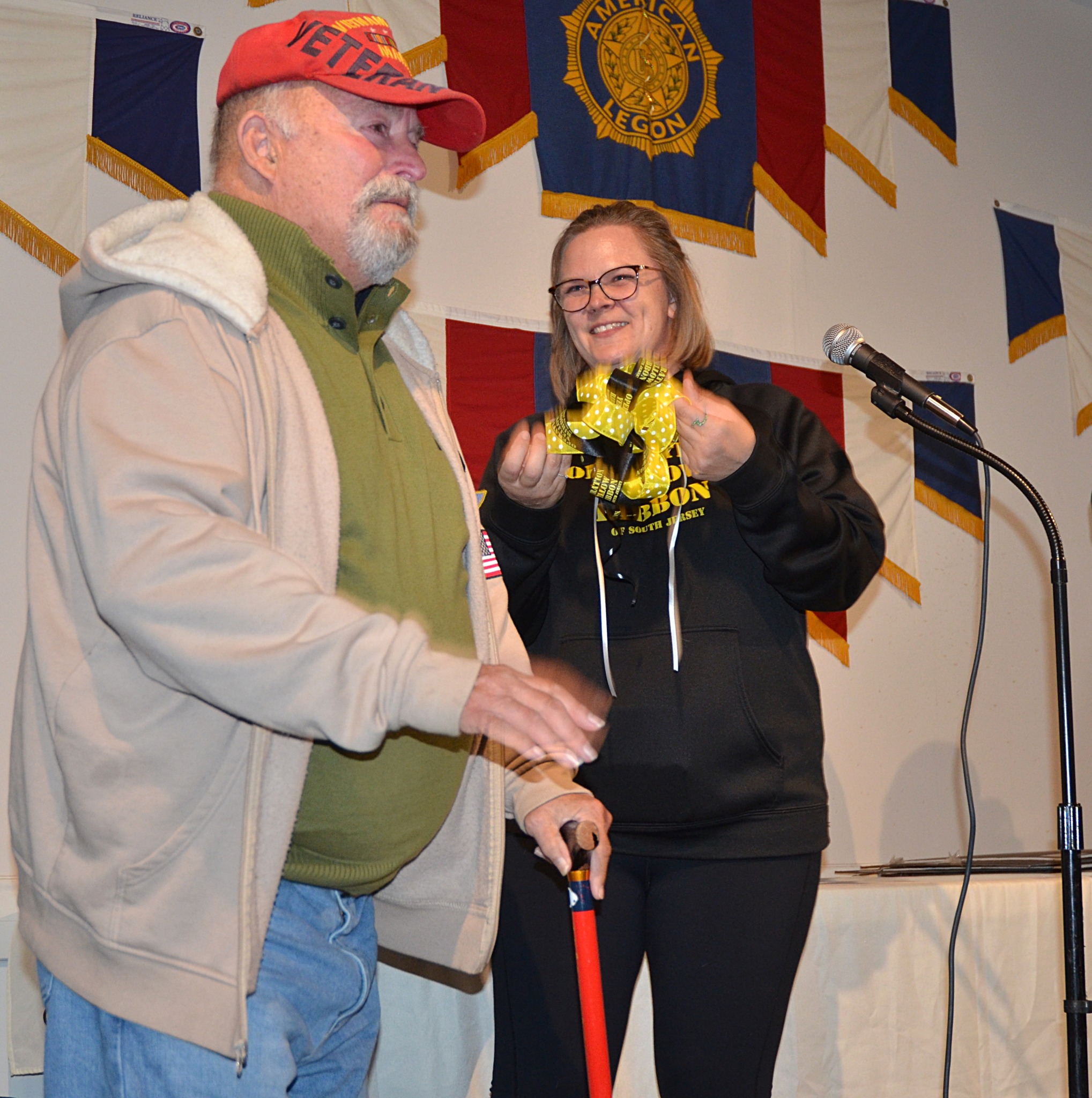 LTC AL BANCROFT Veterans Dinner Cherry Hill American Legion Post 372 American Legion Riders Warriors Watch Riders Thomas J. Flynn Honor 2022 Mission BBQ Cherry Hill PBA Operation Yellow Ribbon