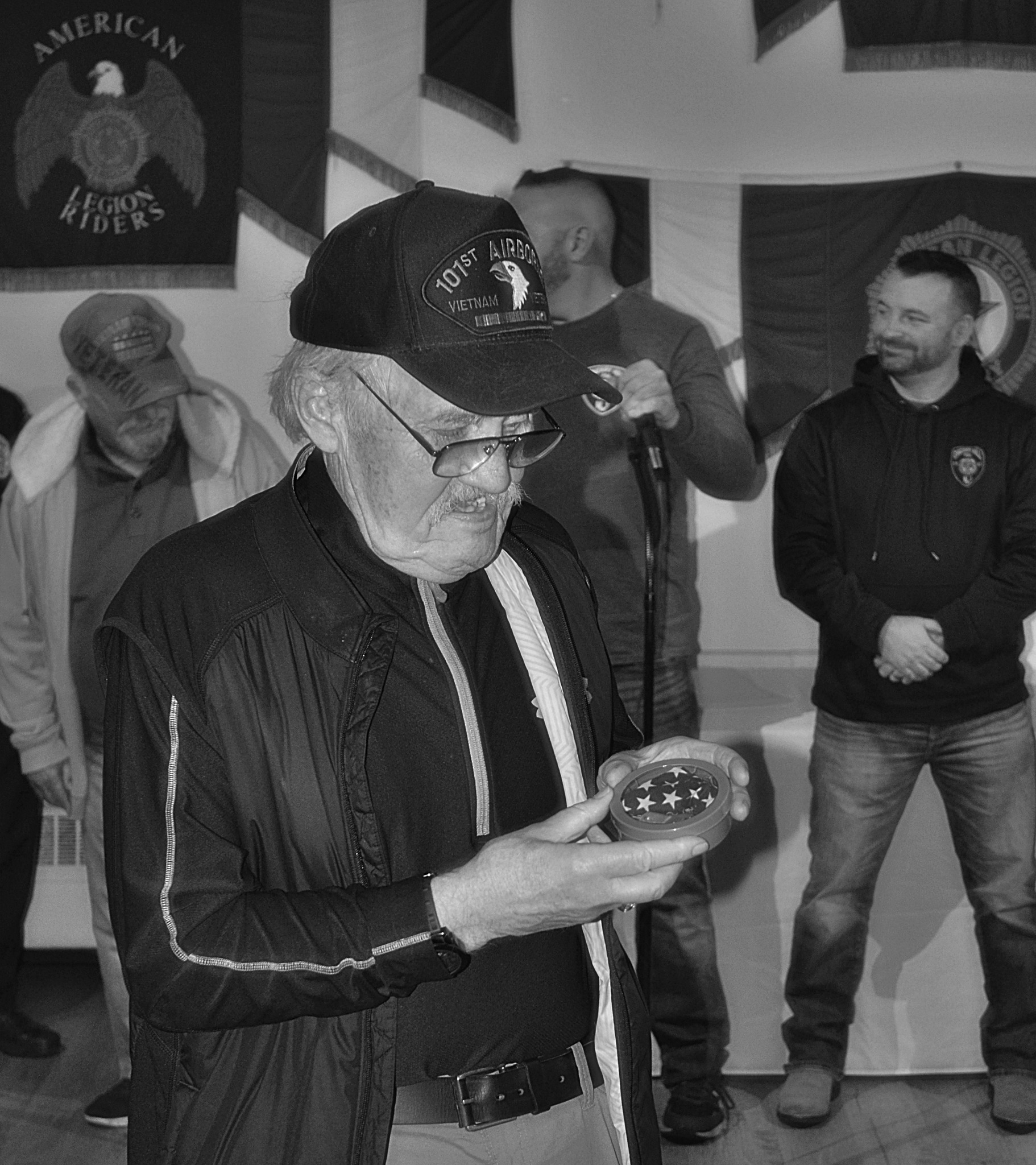 LTC AL BANCROFT Veterans Dinner Cherry Hill American Legion Post 372 American Legion Riders Warriors Watch Riders Thomas J. Flynn Honor 2022 Mission BBQ Cherry Hill PBA Operation Yellow Ribbon
