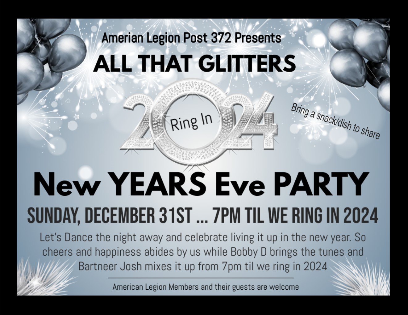 New Years Eve Party at the Legion