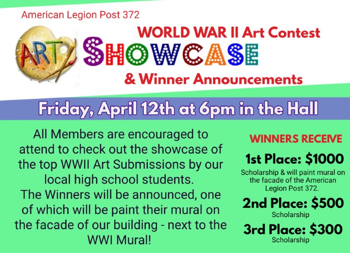 Art Contest SHOWCASE & Winners Announced