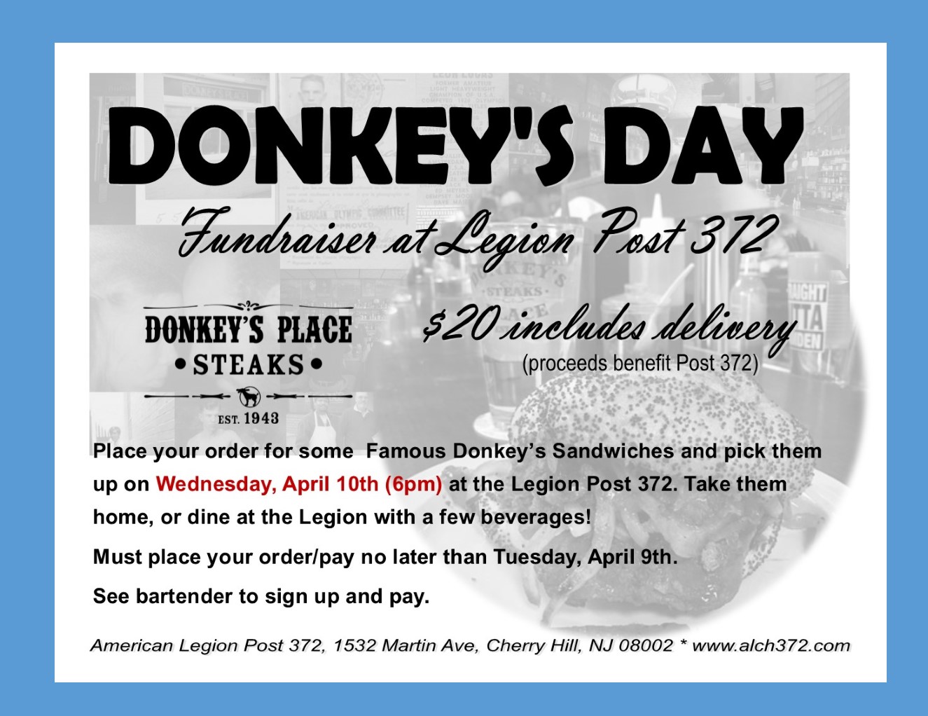 Donkey Day at the Legion