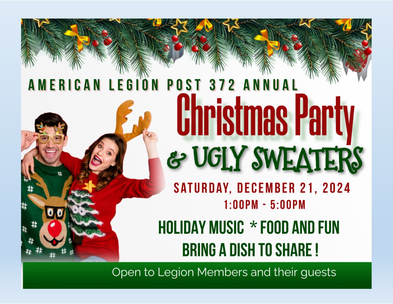 Legion Ugly Sweater Christmas Party