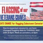 DATE CHANGE - Flagging of Veterans Graves - Colestown Cemetery