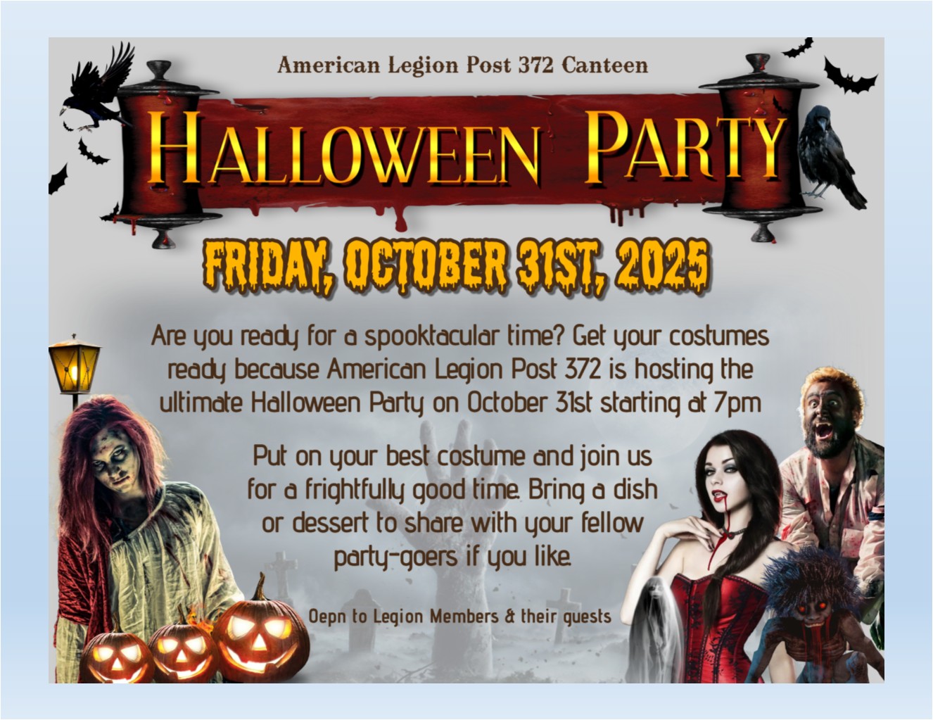 Halloween Party in the Canteen
